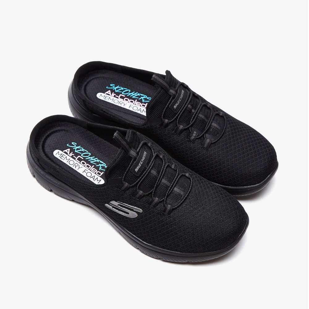 Skechers Summits Kadın Arkası Açık Spor Ayakkabı (149529TK BBK) Skechers Summits Kadın Arkası Açık Spor Ayakkabı (149529TK BBK)